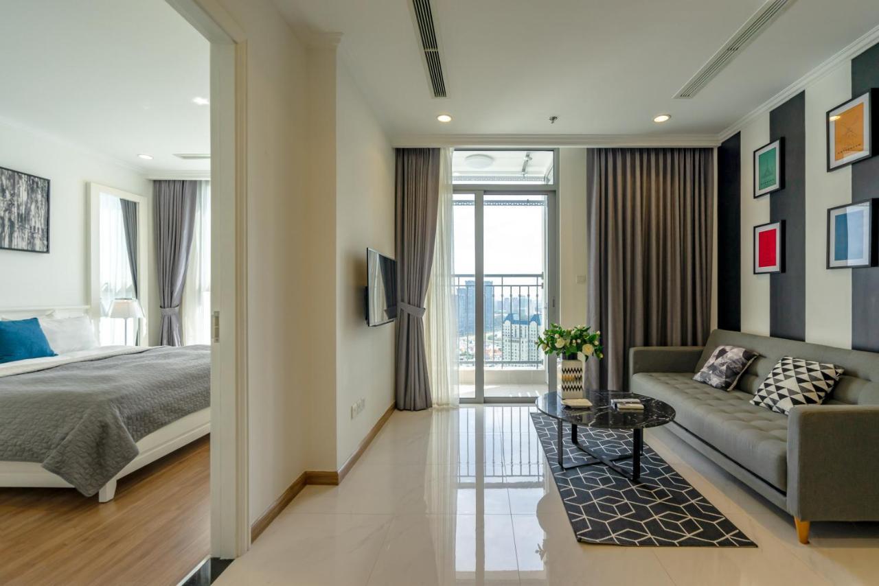 Hoasun Boutique Apartment - Vinhomes Central Park ホーチミン市 エクステリア 写真