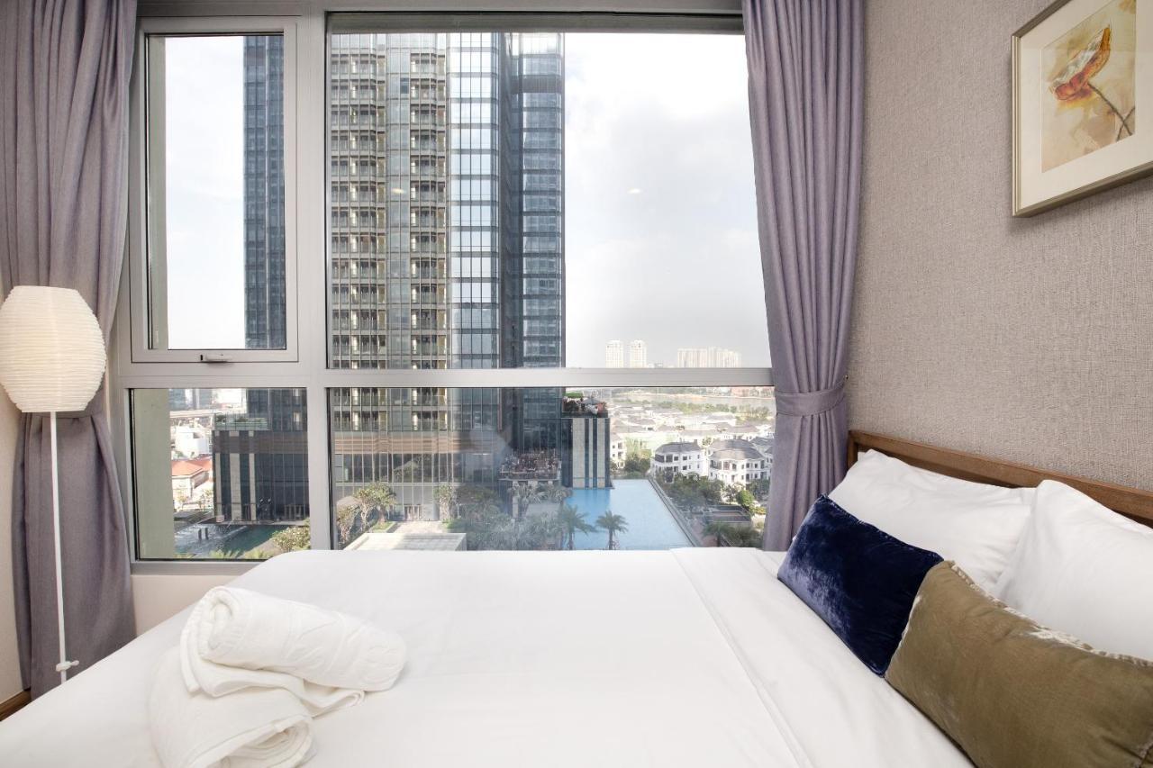 Hoasun Boutique Apartment - Vinhomes Central Park ホーチミン市 エクステリア 写真